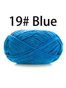 50 g/paquet, 60 m/paquet de fil à tricoter épais fait main (couleur aléatoire) pour tricoter des écharpes, crocheter des chaussures, des poupées et plus