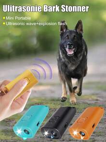 New Mini Ultrasonic Dog Repellent, USB Rechargeable, Lithium Polymer Battery, Pet Training Device, Anti Bark Trainer, Portable And Easy To Carry, Prevents Dog Bites, For Outdoor Use, Pet Supplies