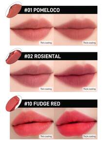 Rom&Nd Brillo labial suave y brumoso de terciopelo mate, enfoque suave de color duradero que muestra un blanqueamiento no fácil de manchar, taza de maquillaje coreano