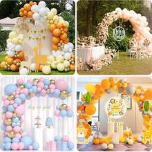 1/2pcs Gold Balloon Arch Stand Kit, Free Bending Shape Balloon Column Stand With Base, Half Arch Balloon Stand For Floor, Ideal For Wedding Birthday Valentines Decorations - Multicolor - View 5