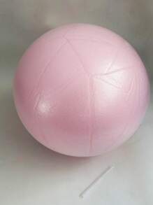 1pc Pink Anti-Burst Mini Pilates Exercise Ball, 25cm Small Yoga Ball For Core Strength Training, Fitness, Yoga, Postnatal Rehabilitation, Gym Workout, Exercise Equipment For Women