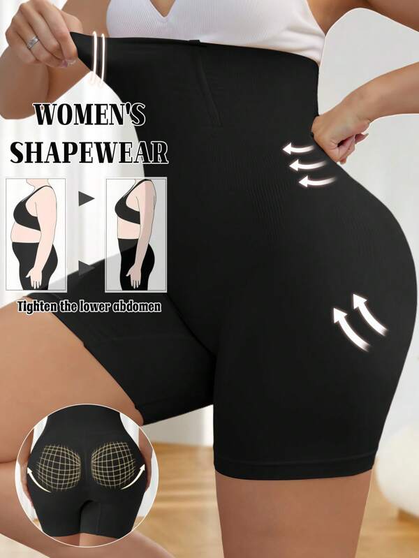 Plus Size High Waist Shaping Panties Seamless Tummy Control Panties Waist Trainer Body Shaper Slimming Sheath Woman Flat Belly Hip Butt Lifter Briefs Panty Shorts Women Underwear Girdle Shapewear