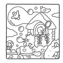 (88 Pages/211g)Little Cuddles: Coloring Book For Adults And Teens Featuring Cute Animal Friends For Relaxation, Back To School,School Supplies - Multicolor - View 4