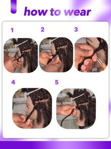 Extensión de cabello trenzado de cabello humano virgen brasileño Dreadlocks de 0,2 de ancho, extensión de cabello tipo dreadlock, 10 hebras de extensiones de cabello humano tipo dreadlock, extensión de cabello humano tipo dreadlock hecha a mano para hombres, mujeres y niños que pueden rizarse y teñirse, 8 - 18 pulgadas, 1B30