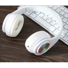 Audifonos Diadema Bluetooth Inalámbricos Dura 8 Horas - Blanco - Ver 6
