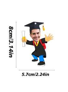 1PC Personalized Graduation Photo Custom Headshot Decoration Hanging, Acrylic Custom School Graduation Memorial Hanging, Boys And Girls Graduation Portrait Custom Decoration, Perfect Graduation Gift, The Perfect Graduation Gift For Students And Teachers