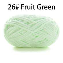 50 g/paquet, 60 m/paquet de fil à tricoter épais fait main (couleur aléatoire) pour tricoter des écharpes, crocheter des chaussures, des poupées et plus