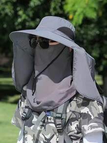 1 pieza Sombrero de sol de verano para hombre, sombrero de pesca de exterior con protección UV, 5 estilos diferentes de uso