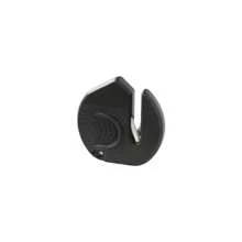 Affûteur en céramique portable - outil d'affûtage compact et facile à utiliser pour la maison ou l'extérieur, de design hexagonal noir avec surface texturée pour un polissage précis. Affûteur portable | Affûteur hexagonal | Outil résistant à l'usure