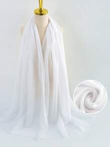 1 pezzo Fascia traspirante da donna, sciarpa lunga, scialle e stola formali, eleganti sciarpe morbide, bandana da donna adatta per damigelle, abito da sera, vacanze, feste, laurea, multicolore