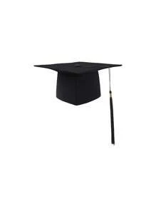1/3 pièces Casquette académique et gland/Sangle d'épaule décorative/Cordon d'honneur/Toque de graduation/Toque doctorale/Tenue de graduation/Lycée/Université/Écharpe de graduation de couleur unie/Honneur en satin