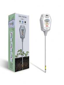 L.A.OL.A.U 1pc 3-In-1 Soil Tester, PH Meter, Fertility Test Tool For Indoor/Outdoor Gardening, Household Plant Moisture/Fertility/PH Testing, Soil Fertility Tester, Battery-Free - Grey - View 11