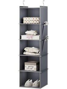 Estantería colgante de 4 niveles, organizador colgante de armario - Gris - Ver 1