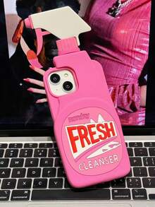 New Unique Funny Hot Girl Perfume Bottle Design Phone Case, Compatible With Iphone 11/12/13/14/15/16/17 Pro/Pro Max, Creative Full Body Shockproof Protective Cover