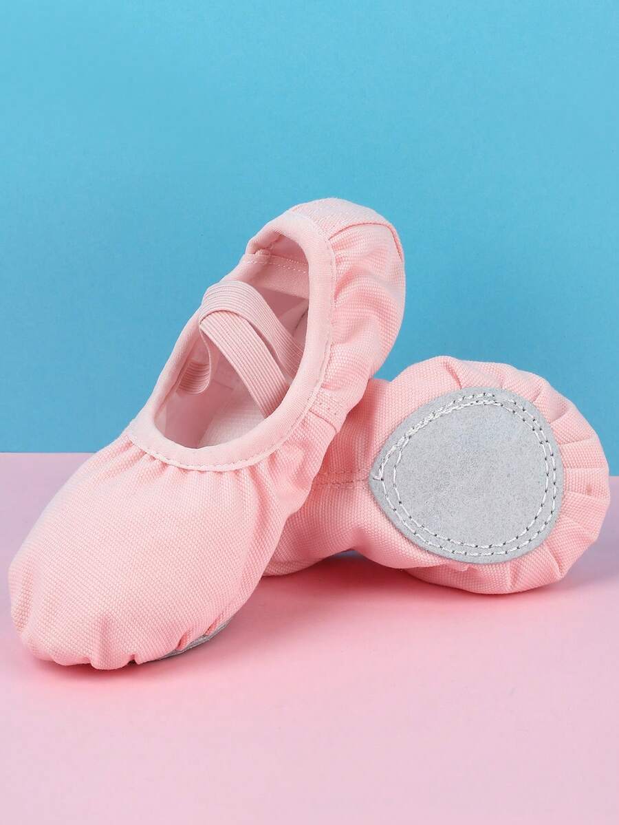 Children's Ballet Shoes, Girls Soft Bottom Dance Shoes, Kids Ballet Practice Shoes - Pink - View 1