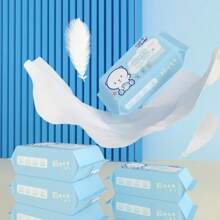 8pcs/Pack Adult Daily Cleansing Wet Wipes, Travel Size. Natural Formula, Safe & Unscented.