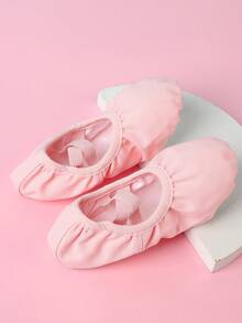 Children's Ballet Shoes, Girls Soft Bottom Dance Shoes, Kids Ballet Practice Shoes - Pink - View 5