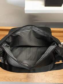 1PC Crossbody Bag Satchel Solid Color Multi Pocket Large Capacity Square Crossbody Bag Student Travel Satchel Men's Bag Four Seasons Holiday Thanksgiving Multifunctional Outdoor Portable Fashion Casual Holiday Shoulder Bag Tote Handbag Christmas Gift Bags Summer Back To School Shoulder Bag Crossbody Bag Spring Student Supplies Backpacks Crossbody Bags Students' New Life Supplies Fashion Men's Bags - Multicolor - View 4