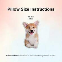 Customized Pet Face Pillow, Soft Double-Sided Printable Photo, Cute Cat And Dog Sleep Pad, Ideal Gift For Pet Enthusiasts - Upload Pictures to Customize Pillows - View 14