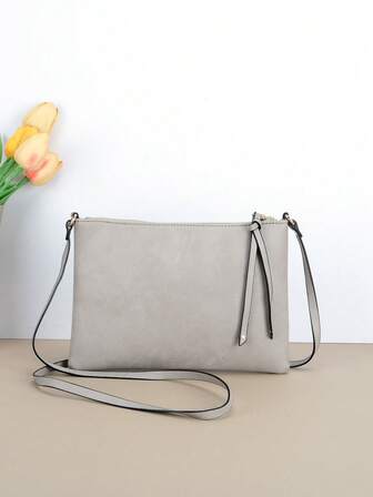 1PC Casual Envelope Crossbody Bags For Women, Vintage Style Handbags And Purses Square Summer PU Shoulder Bag