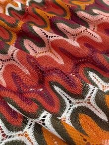 Lace Hollow Out Embroidered Sheer Fabric Mini Dress, Playful & Vibrant Sleeveless Dress, New Elegant Country Chic Vacation Boho Graduation Dress, Spring/Summer - Burgundy - View 4