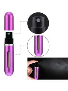 1pc Refillable Mini Perfume Atomizer Spray Bottle Set, Portable Leak-Proof Design For Travel, Handbags, And On-The-Go Touch-Ups, Easy Pump-To-Fill System, Perfect For Carrying Your Favorite Fragrances And Ensuring You Always Smell Fresh Everywhere