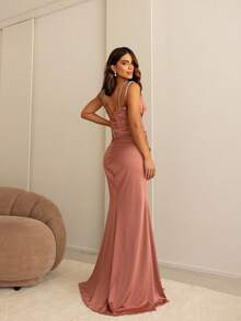 Women Formal & Evening Dresses - Rosa Oxidada - Ver 2