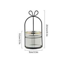 1pc Nordic Luxury Bowknot Vase, Decorative Flower Basket For Living Room - Multicolor - View 7