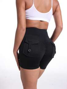 High Waisted Lifting & Slimming Sports Yoga Shorts
