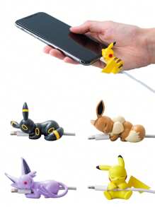 pokemon Pikachu Data Cable Decoration, Birthday Gift Toy, Pikachu, Handmade Set, USB Charging Protective Cover Creative Toy, Is An Ideal Gift For Enthusiasts, Party Lovers And Collectors, Suitable For Birthday Party Decoration. Features: Can Be Given As An Ideal Gift, A Must-Have In Summer, Suitable For Summer Parties, Birthday Parties, Christmas,