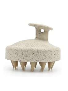 1个硅胶洗发刷头头皮按摩梳洗发梳身体按摩刷沐浴淋浴刷沙龙美发工具 - 彩色 - 查看 9