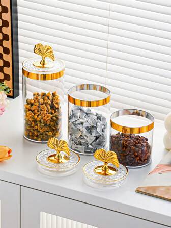 1pc Diamond Pattern Plastic Canister - Airtight Food Storage Container Set For Kitchen/Pantry, Suitable For Pasta, Flour, Grains, Sugar, Coffee Beans, Tea Leaves