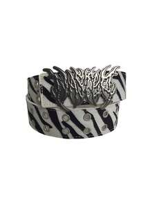 Cinturón de estilo punk para hombres, cinturón BP, cinturón de moda unisex, imprescindible para tipos y chicas geniales, adecuado para adolescentes, uso casual al aire libre, deportivo, de viaje, graduación, cumpleaños, uso diario - Multicolor - Ver 31