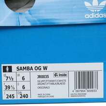 Adidas Originals 女士 SAMBA OG W 休闲低帮运动鞋 JR0035