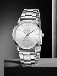 女士合金表带手表及手链套装（2件套），时尚简约石英表搭配，适合日常穿搭或节日礼物