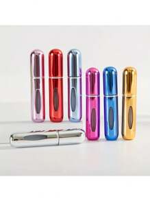 1pc Refillable Mini Perfume Atomizer Spray Bottle Set, Portable Leak-Proof Design For Travel, Handbags, And On-The-Go Touch-Ups, Easy Pump-To-Fill System, Perfect For Carrying Your Favorite Fragrances And Ensuring You Always Smell Fresh Everywhere