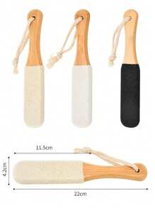 1pc Professional Pedicure Rasp Tool For Dead Skin Crack Heels Beech Wood Foot File Rasp Callus Remover Foot Scrubber