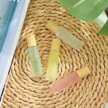 Sanded Transparent 5ml 10ml Wood Grain Cap Ball Bottle Essential Oil Air Freshener Sub Bottle Travel Portable