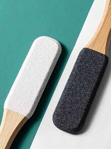 1pc Professional Pedicure Rasp Tool For Dead Skin Crack Heels Beech Wood Foot File Rasp Callus Remover Foot Scrubber