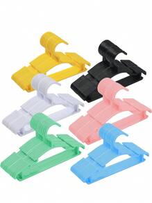20 piezas de perchas de plástico para bebé, adecuadas para el armario, niños pequeños, bebés, recién nacidos, percha para ropa, perfectas para la lavandería y la guardería, solución ideal de almacenamiento y organización