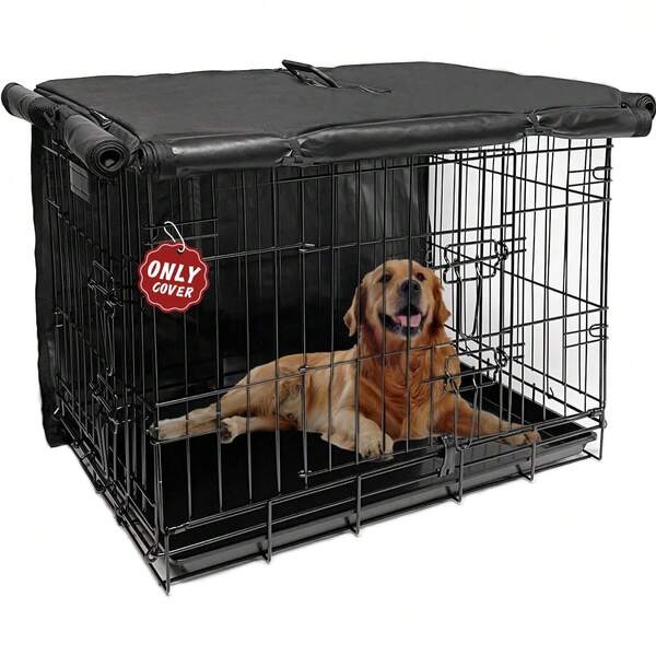 Dog Crate Cover 48 Inch XL Dog Kennel Outside Cover, Big Dog Cage For Large Dogs  Winter Christmas Pet Supplies For Warmth