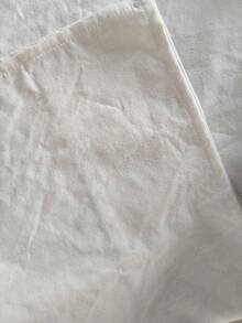 1pc Rectangular Cream-White Tablecloth, Suitable For Decoration On Dining Tables, Weddings, Buffet Parties And Camping Events - White - View 11