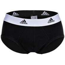 Quần lót nam adidas, gói 3 - quần lót, cotton active flex, logo, trơn - Đỏ và trắng - Xem 2