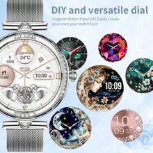 ESFOE Reloj inteligente de moda LIGE para mujer con seguimiento del ciclo menstrual, alarma, recordatorio de inactividad, diseño de esfera personalizable, resistente al agua, múltiples modos deportivos, elegante y casual - un excelente regalo para amigas y esposa