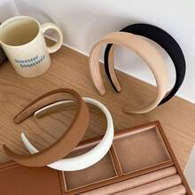 1pc Versatile Wide Hair Band, Suitable For All Seasons - Multicolor - View 2