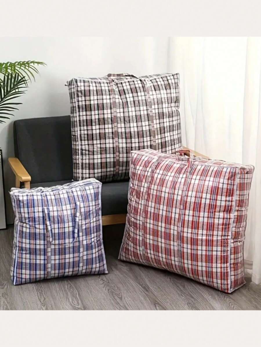 Extra Large Durable Moving Storage Bags Storage Bags Storage Bags - High Capacity Reusable Zipper Organizer Bags Ideal For Clothes, Laundry, Bedding, Home Moving, Wardrobe Cleaning And Holiday Decorations, Snakeskin Bags, Woven Bags