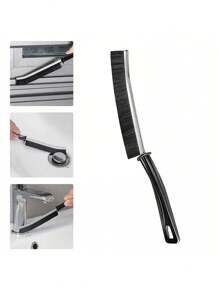 1/2/3 Pcs Long Handle Crevice Cleaning Brush: Designed For Hard-To-Reach Spaces Like Window Tracks, Sliding Door Grooves, Sink Edges, Faucet Bases, And Tight Corners, Stiff Bristles Effectively Remove Dust, Dirt, Grime, And Debris, Slim Profile Easily Slides Into Narrow Gaps, Comfortable Grip For Effortless Cleaning, Construction For Long-Lasting Use, Essential Tool For Kitchen, Bathroom, And Household Cleaning.Bathroom Decor Summer Back To School