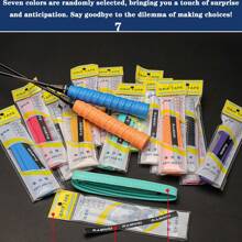 2pcs/7pcs/11pcs Badminton Racket Handle Accessories, High-End Dragonbone Handle Grip, Suitable For Steering Wheels, Fishing Rods, Bicycles, Motorcycles, Dumbbells, Barbells, Gymnastics Rings, Baseball Bats, Golf Clubs And Other Sports Equipment, Multi-Color Options, Affordable & Personalized