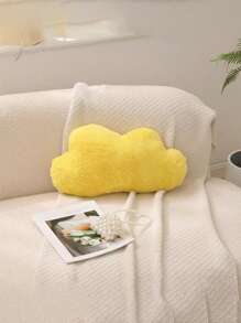 1 PIEZA Almohada con diseño de luna, estrellas y nubes, almohada para niños, superficie delicada y suave, almohada decorativa para el piso, cojín para la cintura, decoración perfecta para el hogar