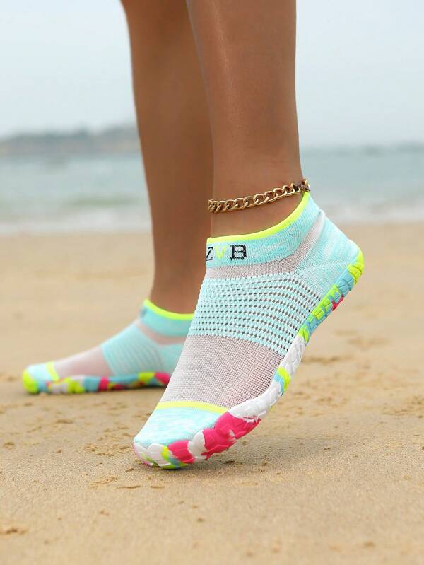Chaussures d'eau pour couples, amateurs de pieds nus. Chaussures de plage à semelle souple pour la natation et la plongée. Sandales d'été respirantes et à séchage rapide pour l'extérieur. Chaussures de pêche à l'eau antidérapantes
